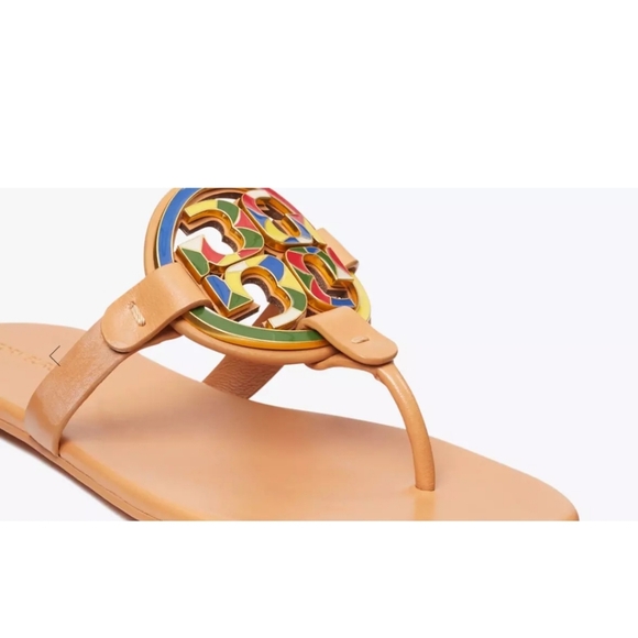 Tory Burch Enamel Miller Soft Sandals - Picture 5 of 5